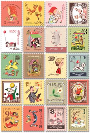 Mini Stamp Sticker Sheets