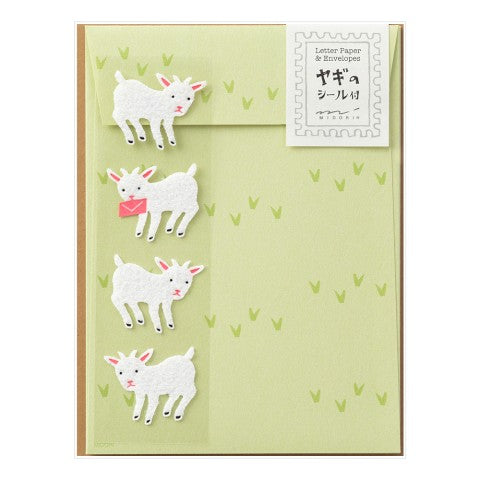 Midori Animal Letter Sets with Stickers