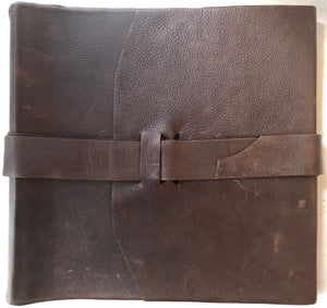 Handmade Italian Leather Photo Album (12"x13")