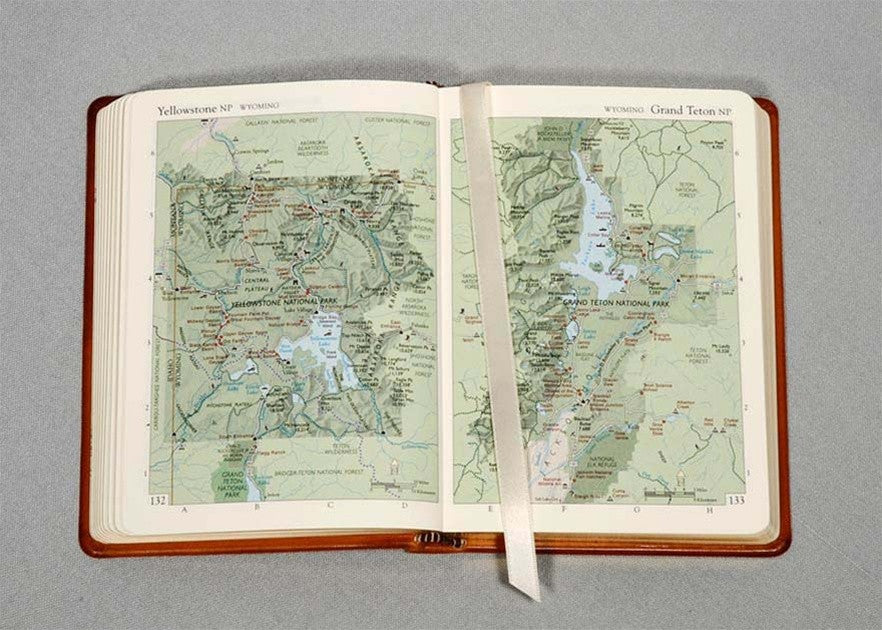 america national parks leather atlas
