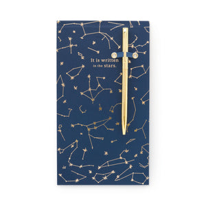 Navy Constellations Chunky Notepad with Pen