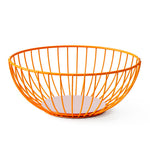 Load image into Gallery viewer, Large Orange and Pink Iris Wire Basket
