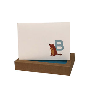 Kids Initial Note Cards