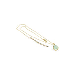 Load image into Gallery viewer, Chalcedony Pear Drop Necklace
