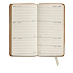 Load image into Gallery viewer, slim leather date book pocket planner
