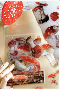 Mushroom Kawaii Planner Stickers