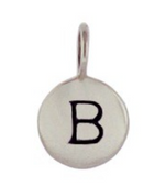 Load image into Gallery viewer, Sterling Silver Letter Charm Necklace
