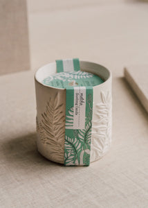 The Cottage Greenhouse Matcha Ceramic Candle
