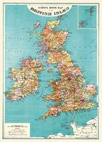 Vintage Style Map - British Isles