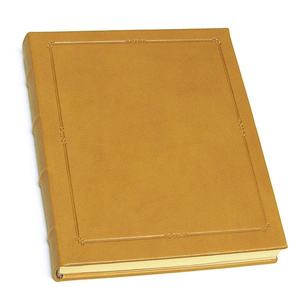 11" Hardcover Leather Journal, Traditional Leather