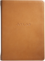 Load image into Gallery viewer, british tan small leather atlas
