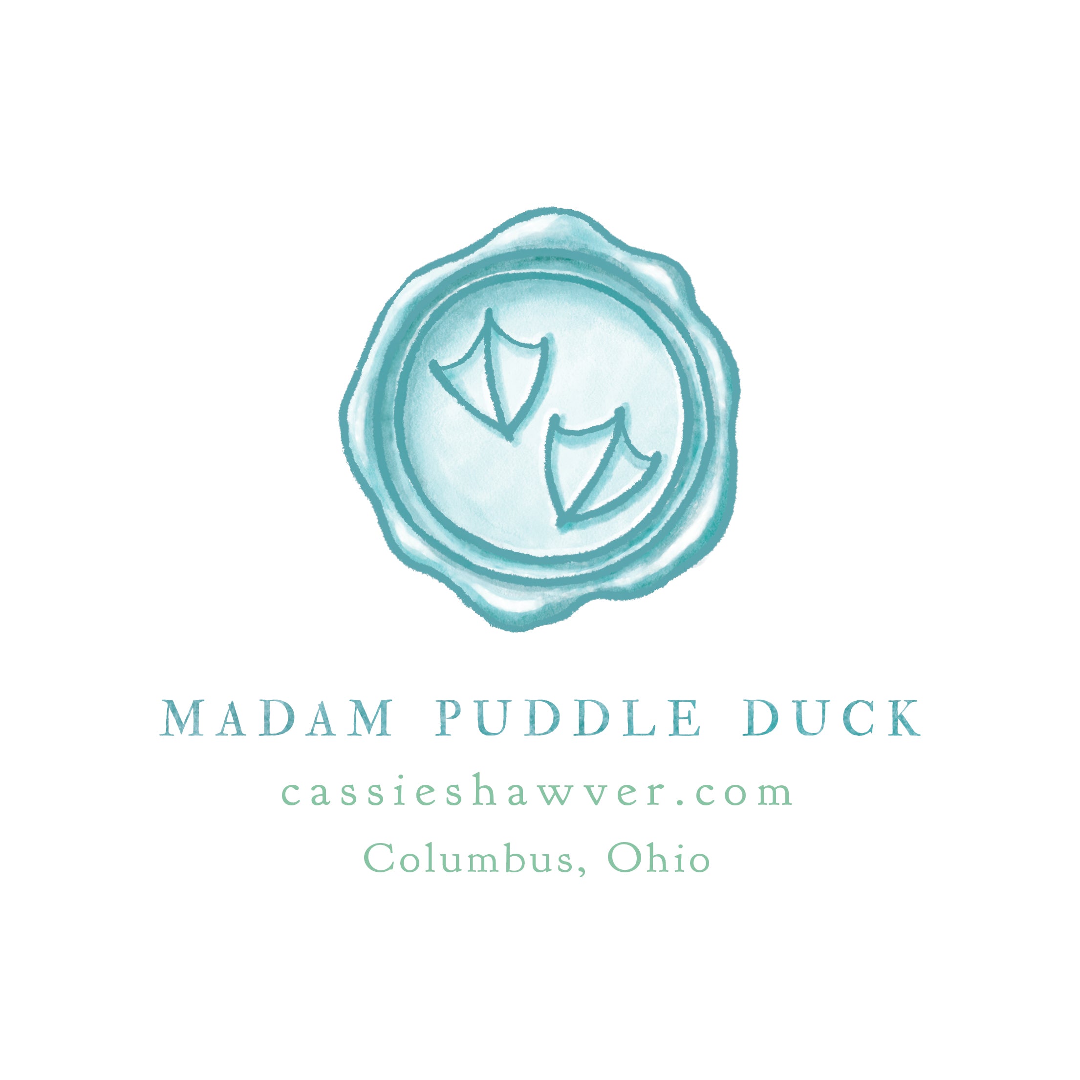 Tart Mandala Folded Note Cards by Madam Puddle Duck, Set of 8