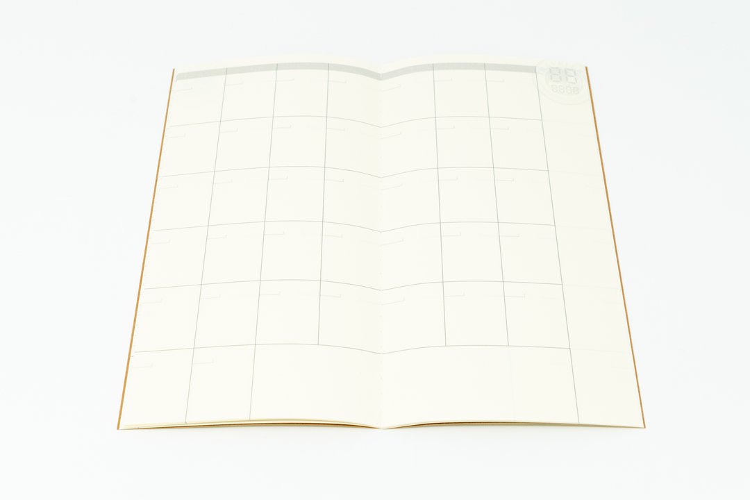 Traveler's Notebook Refill #017: Free Diary Monthly, Regular Size