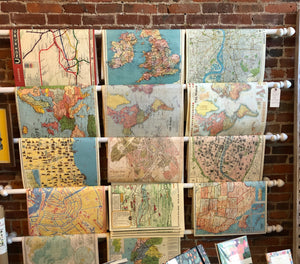 Vintage Style Maps + Prints