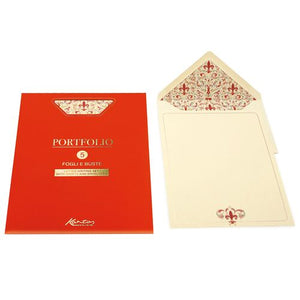 Classic Florentine Writing Sheet Portfolio - Set of 10