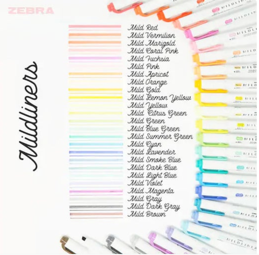 Zebra Mildliner Highlighter