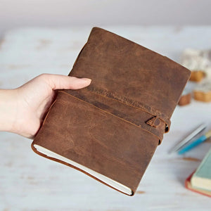 Buffalo Leather Journal (Blank)