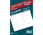 Load image into Gallery viewer, Quo Vadis &quot;Scholar&quot; Weekly Planner 12 months, August to July - 6 1/4 x 9 3/8&quot;
