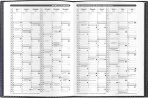 Quo Vadis "Principal" Weekly Planner 12 months, August to July  - 7 x 9 3/8"