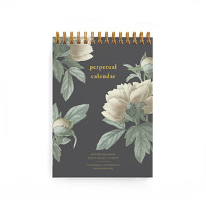 Smitten on Paper Classic Peony Perpetual Calendar