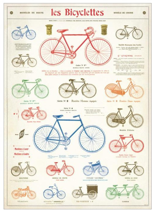 Decorative Paper - Les Bicyclettes