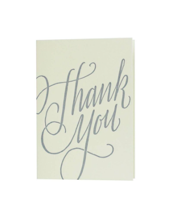 Thank You Note Set - Letterpress Calligraphy