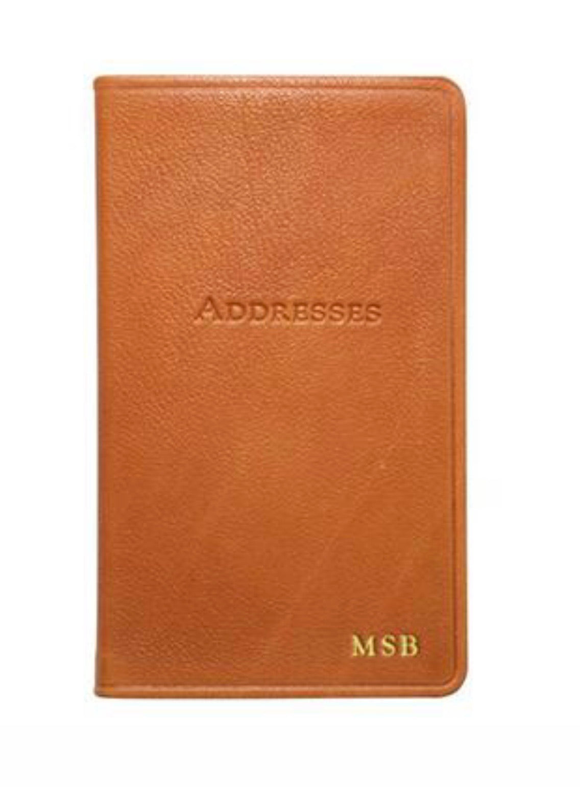 5” Leather Address Book