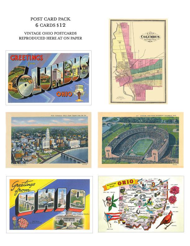 Vintage Columbus Postcards